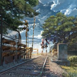This is a pixiv picture whose title is 少女レイ (dtto. ver.).