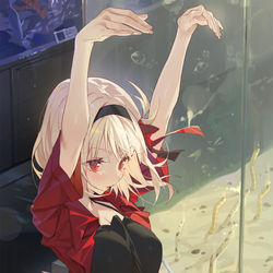 This is a pixiv picture whose title is チンアナゴ.