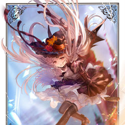 This is a pixiv picture whose title is ハロウィーン魔女(全身＆背景なし版).