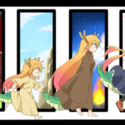 This is a pixiv picture whose title is 道.
