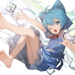 This is a pixiv picture whose title is チルノ.