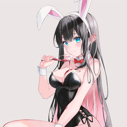 This is a pixiv picture whose title is バニーガール.