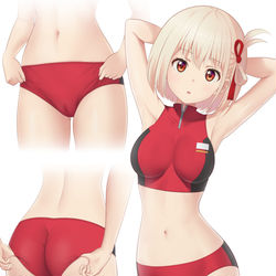This is a pixiv picture whose title is ブルマな錦木千束.