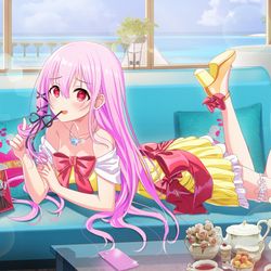 This is a pixiv picture whose title is ポッキーゲームwithキサラ.