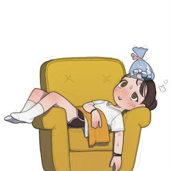 This is a pixiv picture whose title is Bad condition.