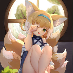 This is a pixiv picture whose title is 铃兰.