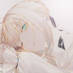 This is a pixiv picture whose title is 安息.