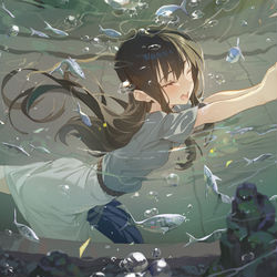 This is a pixiv picture whose title is さかなぁ.