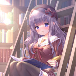 This is a pixiv picture whose title is 「じーっと見つめて、どうしたの？」.