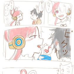 This is a pixiv picture whose title is ♥️の歌.
