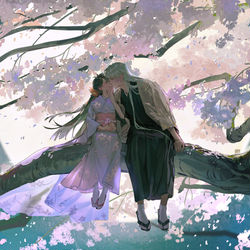 This is a pixiv picture whose title is 中秋快乐.