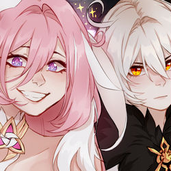 This is a pixiv picture whose title is elysian realm in 6.0 be like.