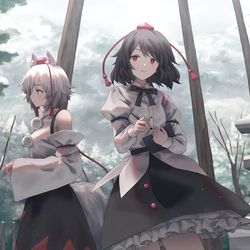 This is a pixiv picture whose title is 「文々。新聞友の会カレンダー」12月.