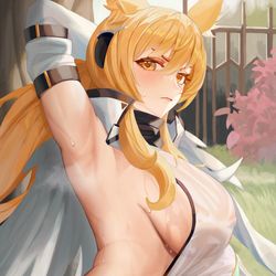 This is a pixiv picture whose title is 母猪特有的腋香.