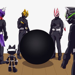 This is a pixiv picture whose title is ギーツ(＆戦隊)まとめ1.
