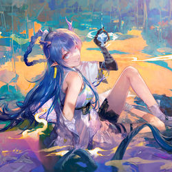 This is a pixiv picture whose title is 沉醉不知归路.