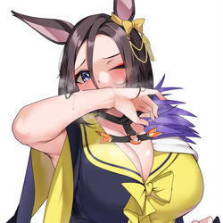 This is a pixiv picture whose title is アツいレース後のエアグルーヴ.