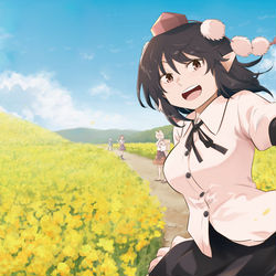 This is a pixiv picture whose title is 四天狗ピクニック.
