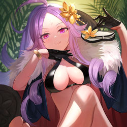 This is a pixiv picture whose title is 水着武則天.