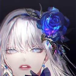 This is a pixiv picture whose title is BLUE.