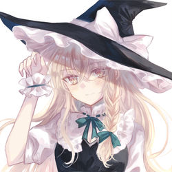 This is a pixiv picture whose title is 魔理沙.
