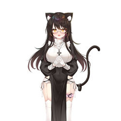 This is a pixiv picture whose title is 私、シスターになっちゃった.