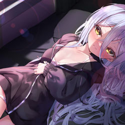 This is a pixiv picture whose title is お兄さん、終わりまでの暇つぶしをしよう…？.