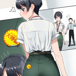 This is a pixiv picture whose title is 「き、昨日スーパーで買ったお惣菜のやつ…」.