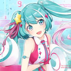 This is a pixiv picture whose title is マジカルミライ10th.