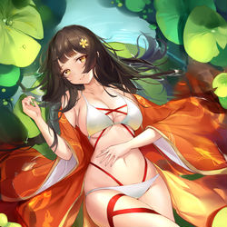 This is a pixiv picture whose title is 神楽.