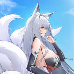 This is a pixiv picture whose title is 赛车信浓.