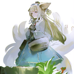 This is a pixiv picture whose title is スズラン.