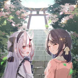 This is a pixiv picture whose title is とある春のあやすば.