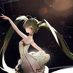 This is a pixiv picture whose title is miku.