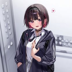 This is a pixiv picture whose title is 「期待しちゃうな～♡」.