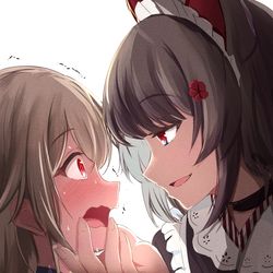 This is a pixiv picture whose title is 『結婚する？』.