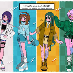 This is a pixiv picture whose title is 女子ズ.