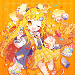 This is a pixiv picture whose title is pop.