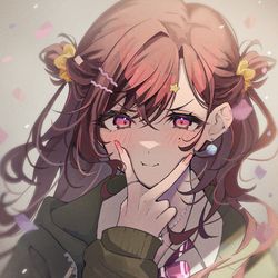 This is a pixiv picture whose title is ギャル円香💘.