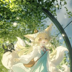 This is a pixiv picture whose title is 铃兰.