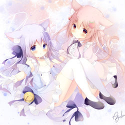 This is a pixiv picture whose title is ヾ(*>∀＜*)(ﾉ∀｀●)⊃.