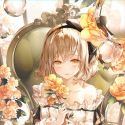 This is a pixiv picture whose title is rose.