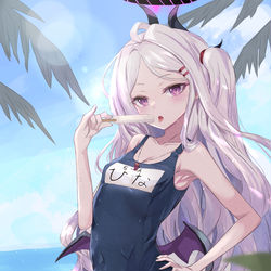 This is a pixiv picture whose title is 水着ヒナ.