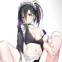 This is a pixiv picture whose title is 羽黒ラフ.