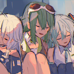 This is a pixiv picture whose title is 絆.