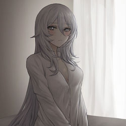 This is a pixiv picture whose title is She might punch you.