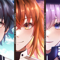 This is a pixiv picture whose title is 汎人類史の空.