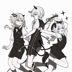 This is a pixiv picture whose title is Devils.