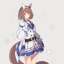 This is a pixiv picture whose title is *ユキノビジン*.