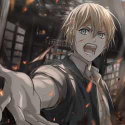 This is a pixiv picture whose title is 光明.